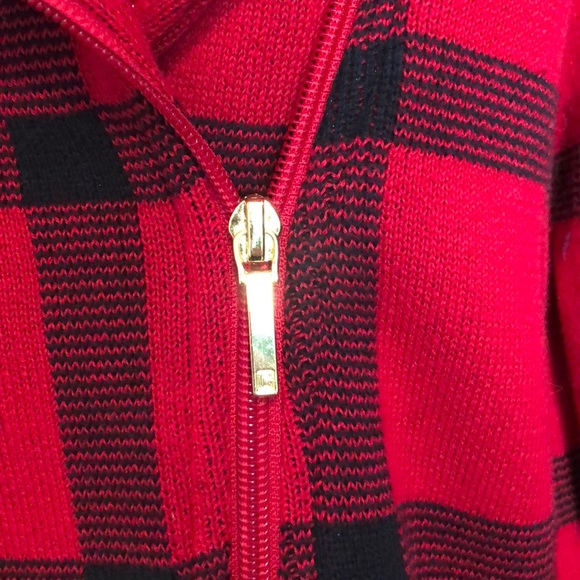 Chaps red plaid jacket - Picture 3 of 4